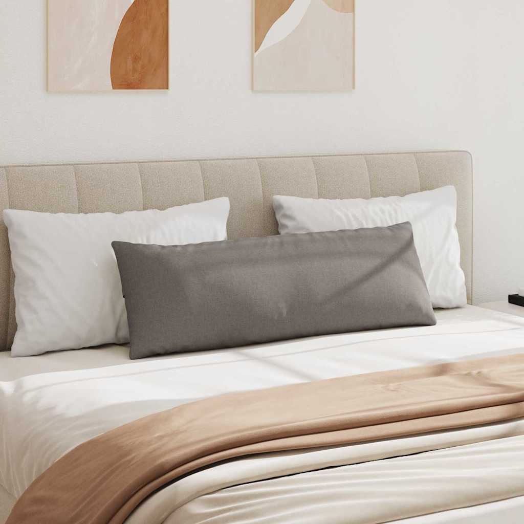 Sofa Pillows 2 pcs Taupe 120 x 40 cm Fabric